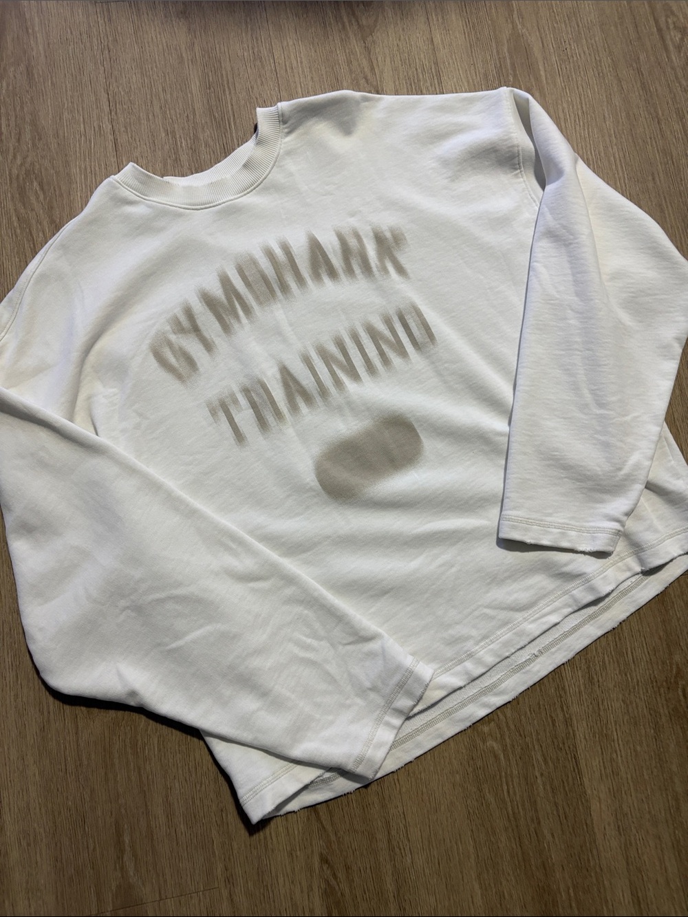 Gymshark 'Gym Training' Graphic Long Sleeve Sweatshirt